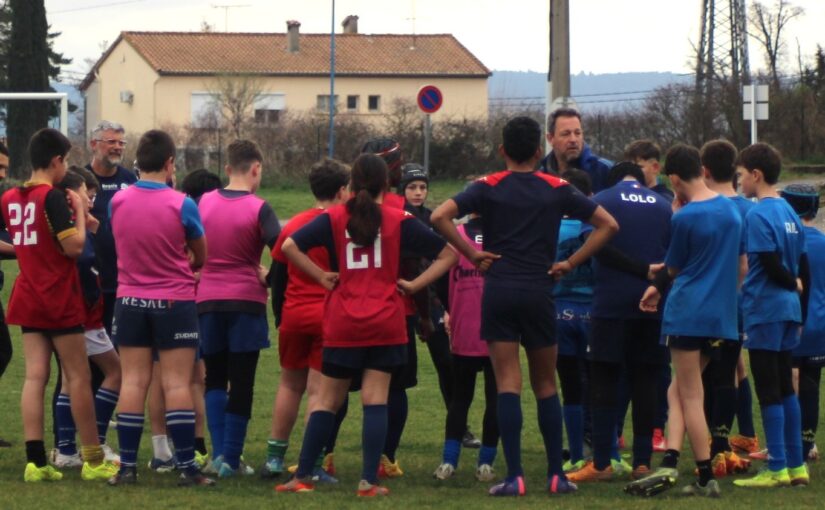 Les U13 en vacances studieuses …